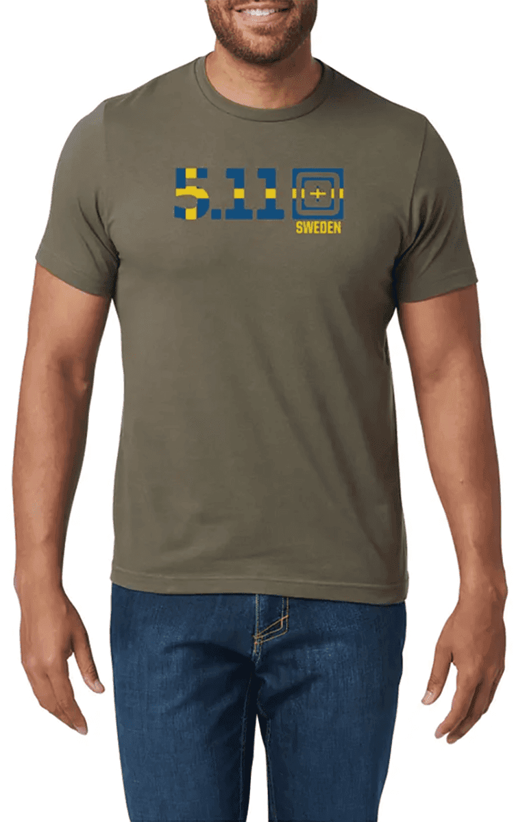 5.11 Tactical Sweden 5.11 Fill Short Sleeve Tee (Size: Small)