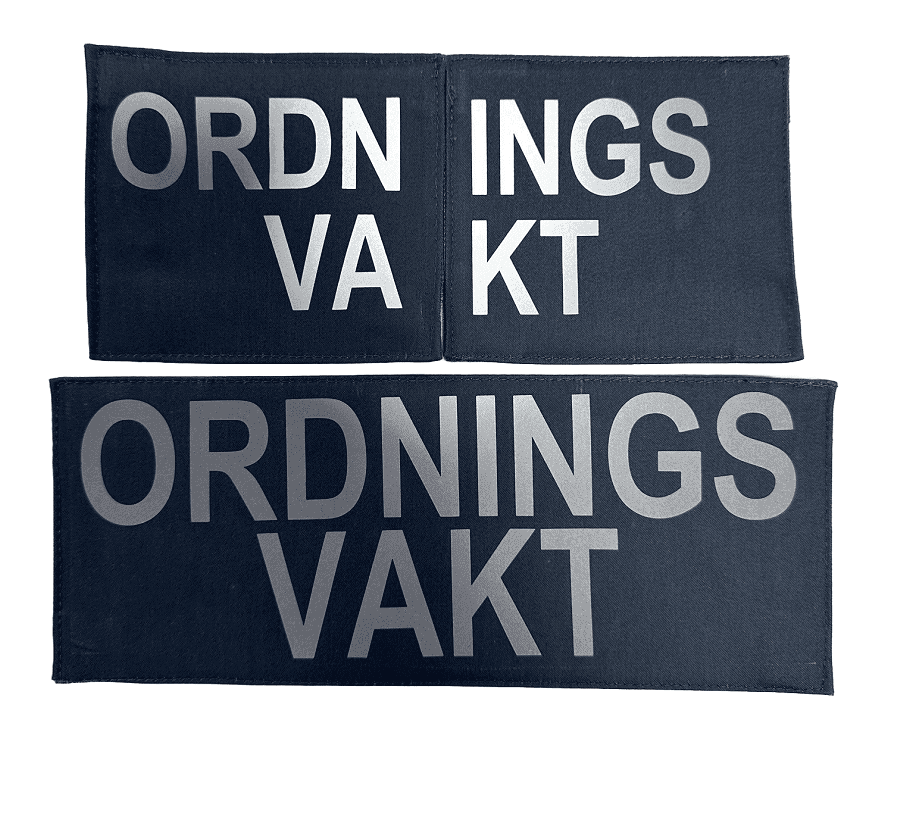 Patch Kit with Velcro - Ordningsvakt