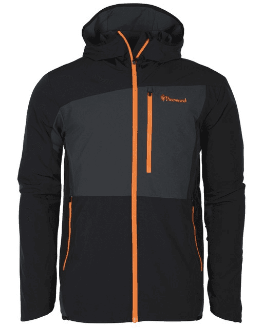 Pinewood Abisko Light Jacket (Color: Dark Anthracite/Black, Size: Small)