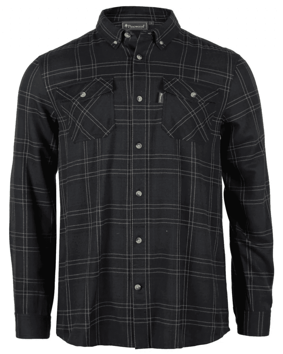Pinewood Finnveden Forest Flanellskjorta Herr (Color: D.Navy/Black, Size: Small)