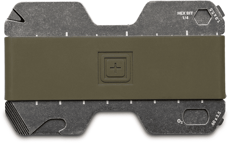 5.11 Tactical Steel Jacket Multitool Wallet 2.0 (Color: Black Satin Wash)