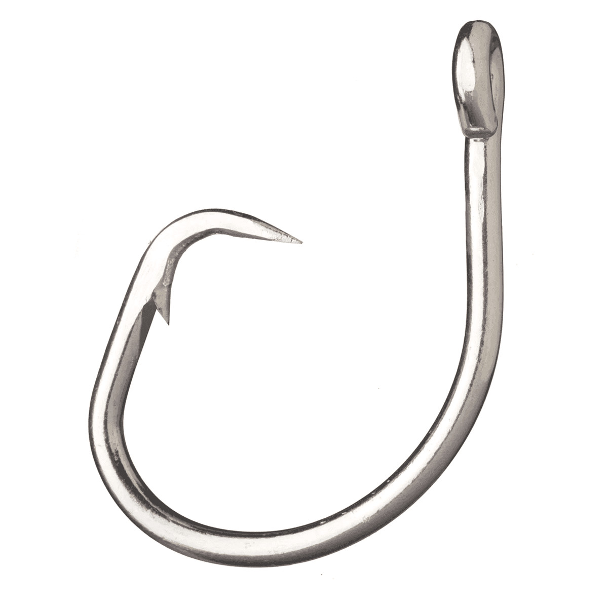 Eagle Claw 6190 Heavy Wire Circle Sea Hook 12/0 5pcs (Size: 12/0)