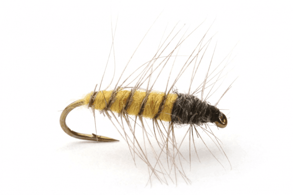 Umpqua Dryfly Superpuppan Yellow (Size: 10)