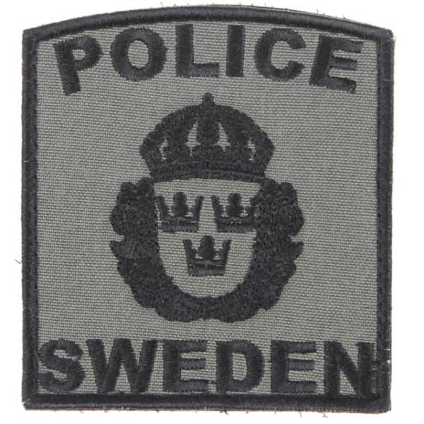 Snigel Patch Police Sweden -12 (Color: FM Grey)