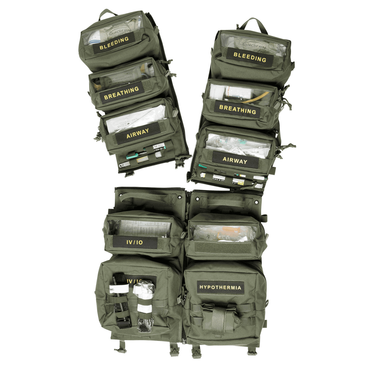 Tasmanian Tiger Medic Transporter Pouch Panel (Color: Olive)