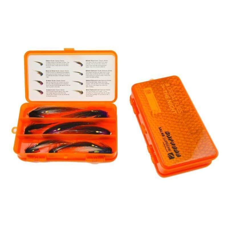 Frödin 8 Great Flies for Nightfishing with Box