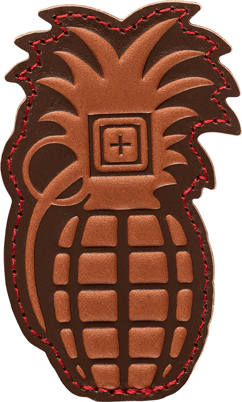 5.11 Tactical Pineapple Grenade Leather Patch