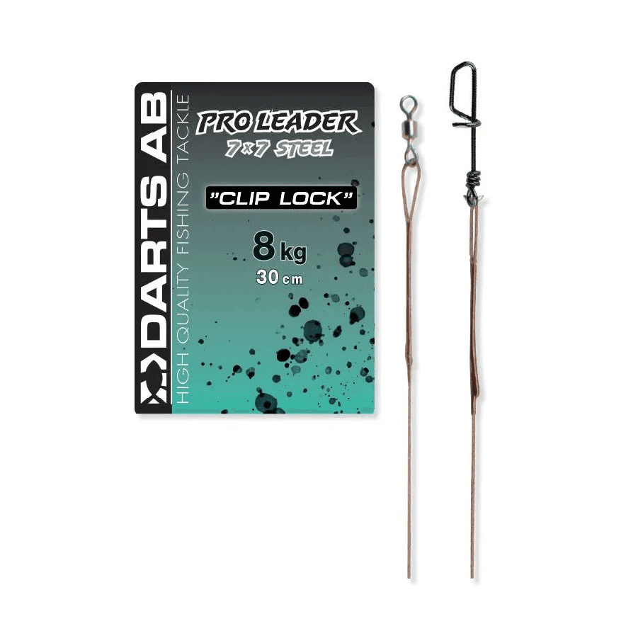 Darts Leader Cliplock Wire 30cm 8kg