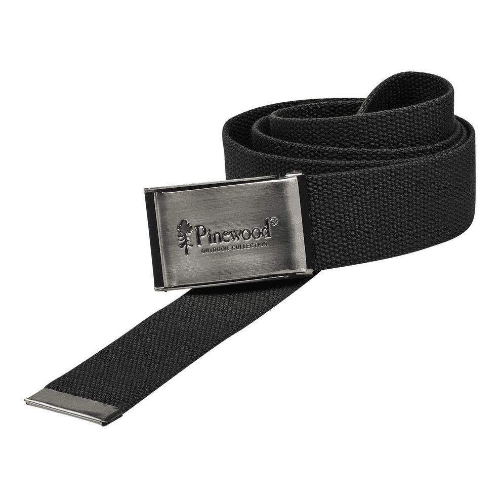 Pinewood Canvas Belt - Black