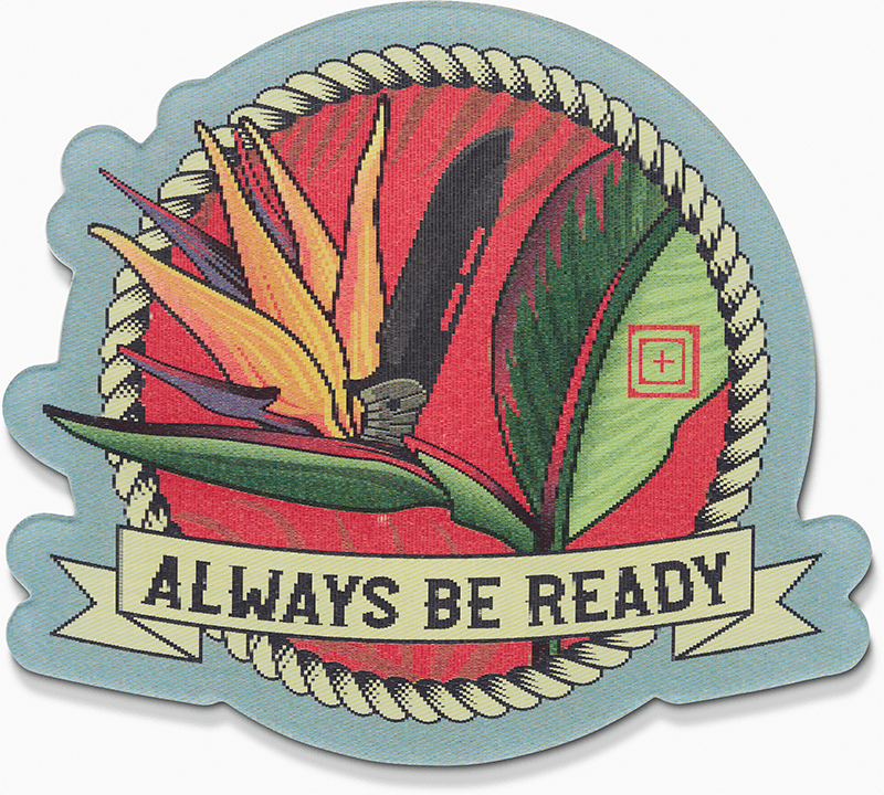 5.11 Tactical Knife of Paradise Patch (Color: Multi)