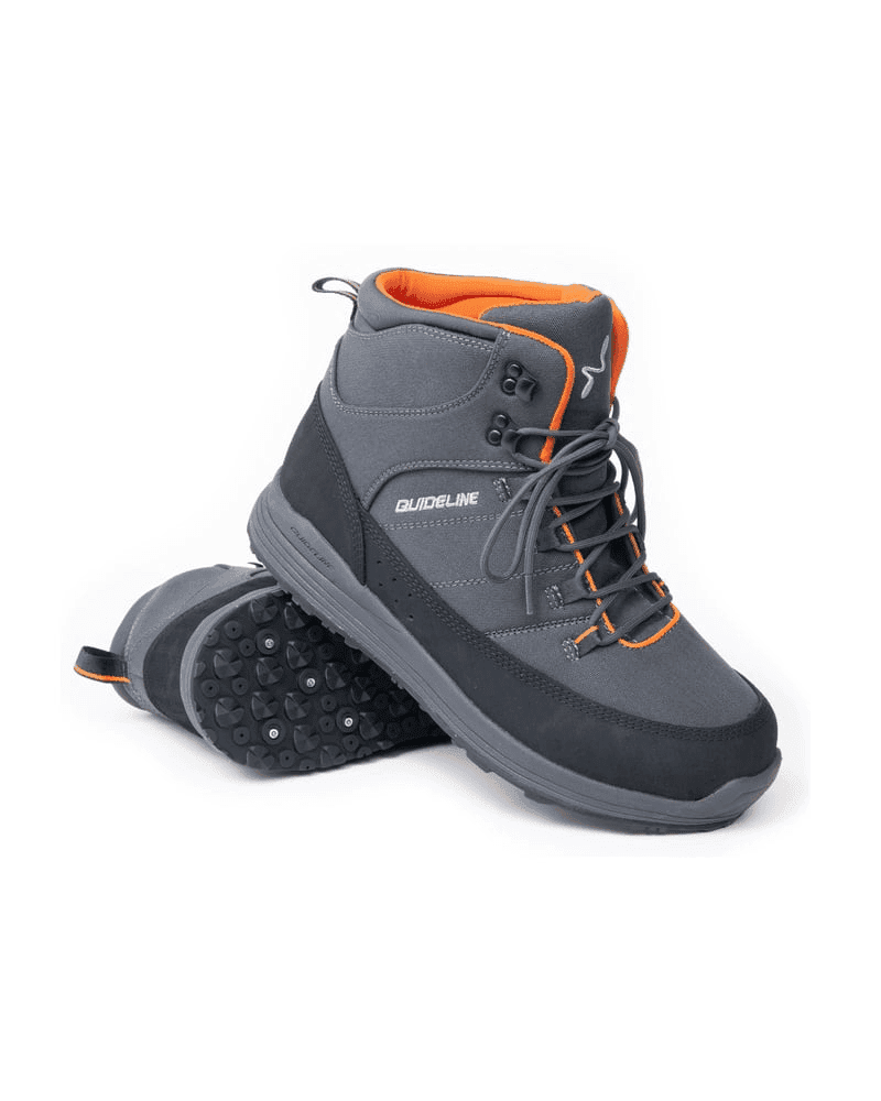Guideline Laxa 3.0 Traction Wading Boots Rubber Sole With Studds (Size: EU41/US8)