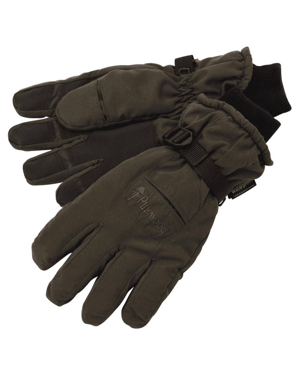 Pinewood Membran Handske (Color: Suede Brown, Size: 8)
