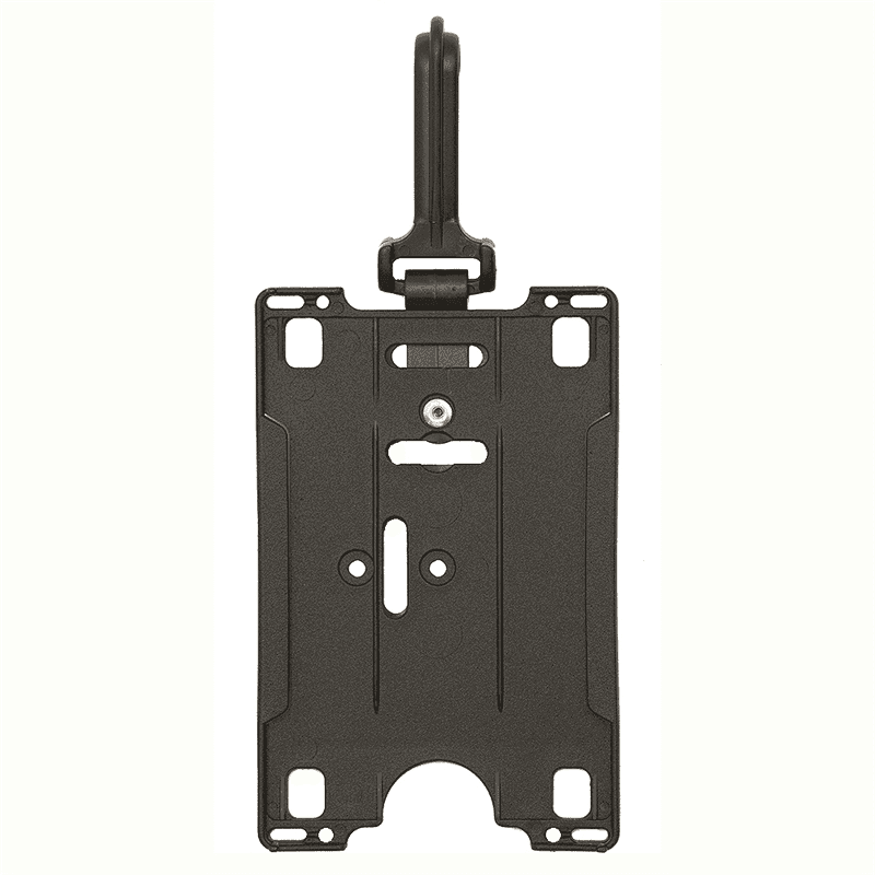 CardKeep Card Holder with Hook - Black (Type: Horizontal)
