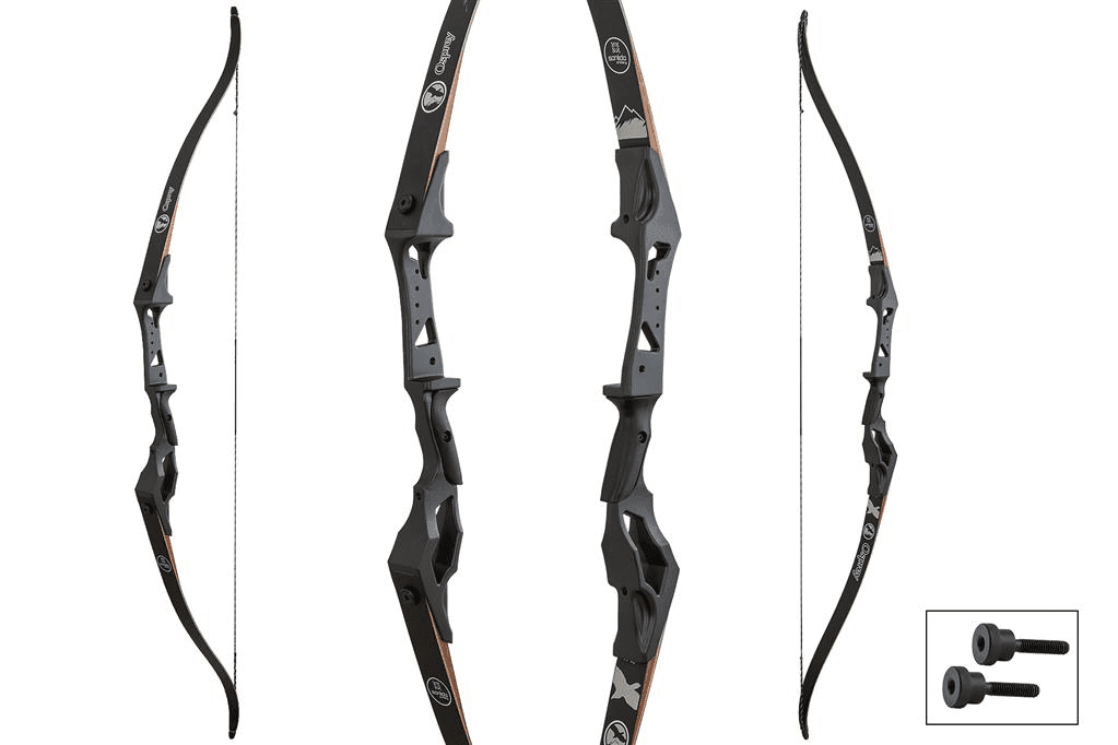 Sanlida Recurve Bow Osprey Take Down 58"- 25lbs RH Black