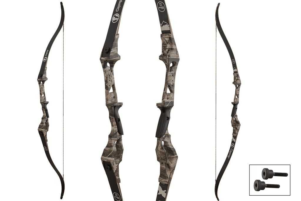 Sanlida Recurve Bow Osprey Take Down 58"- 25lbs RH Camo