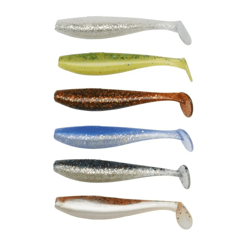 ABU GARCIA Paddletail Softbait Box 60pcs. (Length: 8cm)