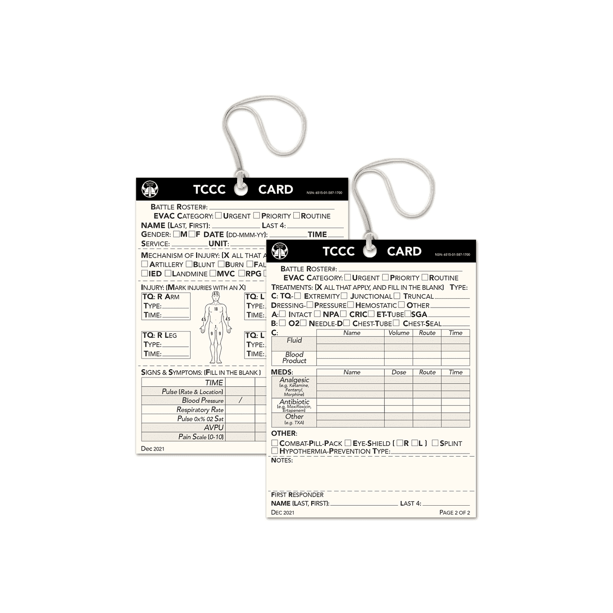 Norse Rescue TCCC Card