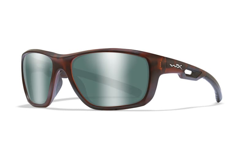 WileyX ASPECT Pol Green Platinum Fla. Matte Demi Frame