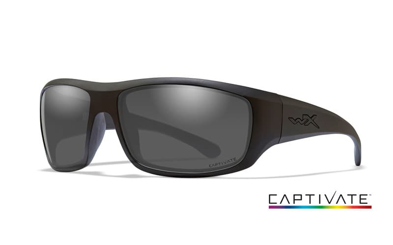 WileyX OMEGA Captivate Smoke Grey Matte Black Frame