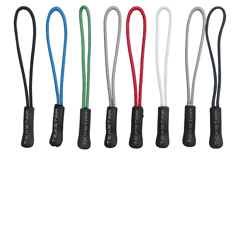 Texstar Zipper Pulls 4pcs (Color: Lt. Grey)