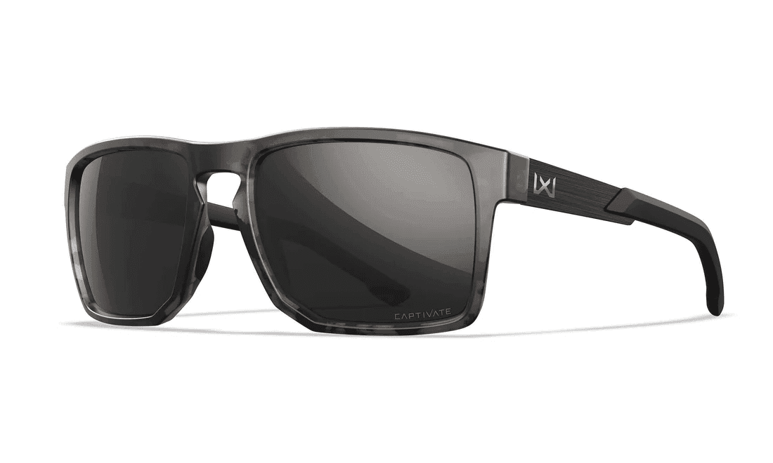 WileyX Apex CAPTIVATE Polarized Black Mirror/Matte Tortoise Brown Frame