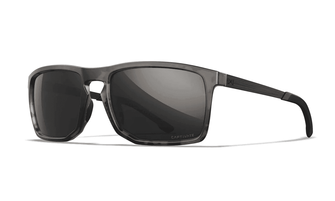 WileyX Axe CAPTIVATE Polarized Black Mirror/Matte Tortoise Brown Frame