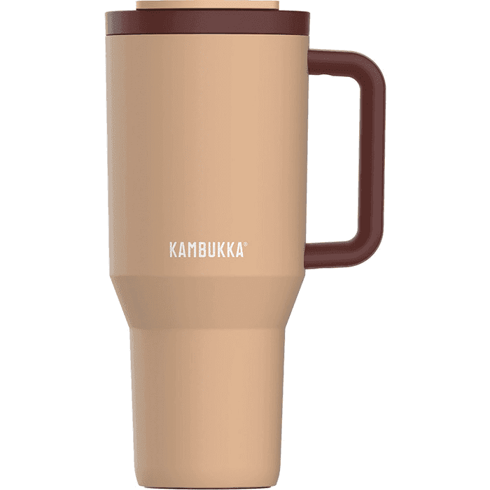 Kambukka Tumbler with Straw 950ml (Color: Almond Dream)