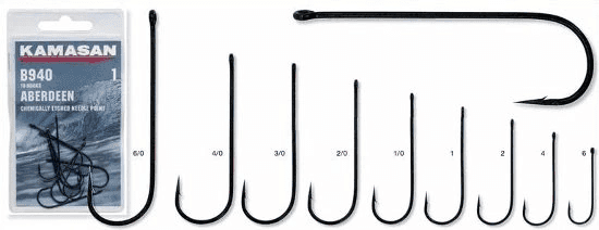 Kamasan Aberdeen Hook (Size: 6/0 - 3-Pack)