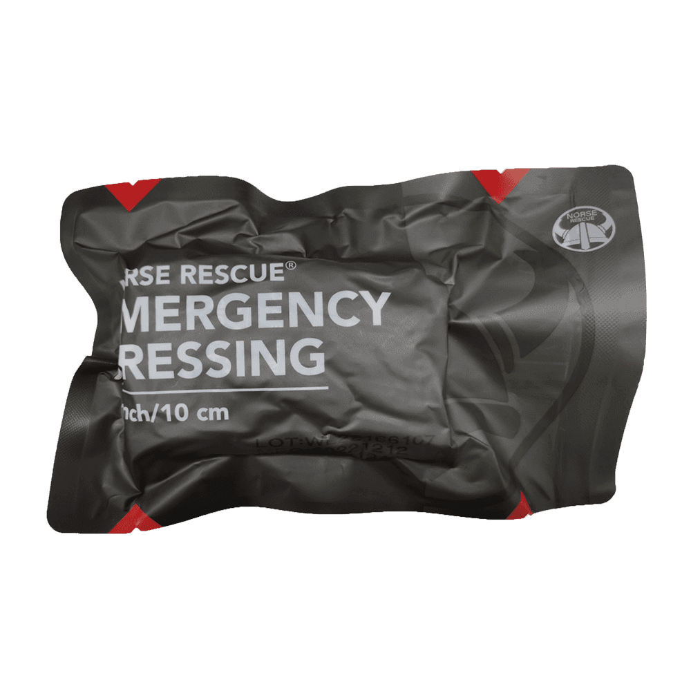 Norse Rescue Emergency Dressing 4'' (Size: 4")