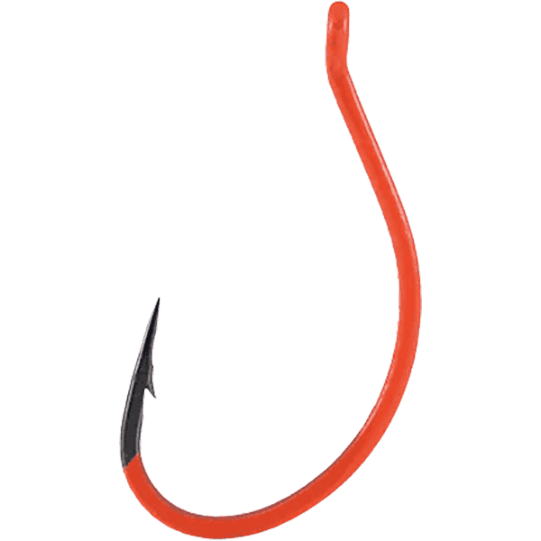 BKK DSS-Worm UVO Dropshot/Rig Hook - Orange (Size: #2)