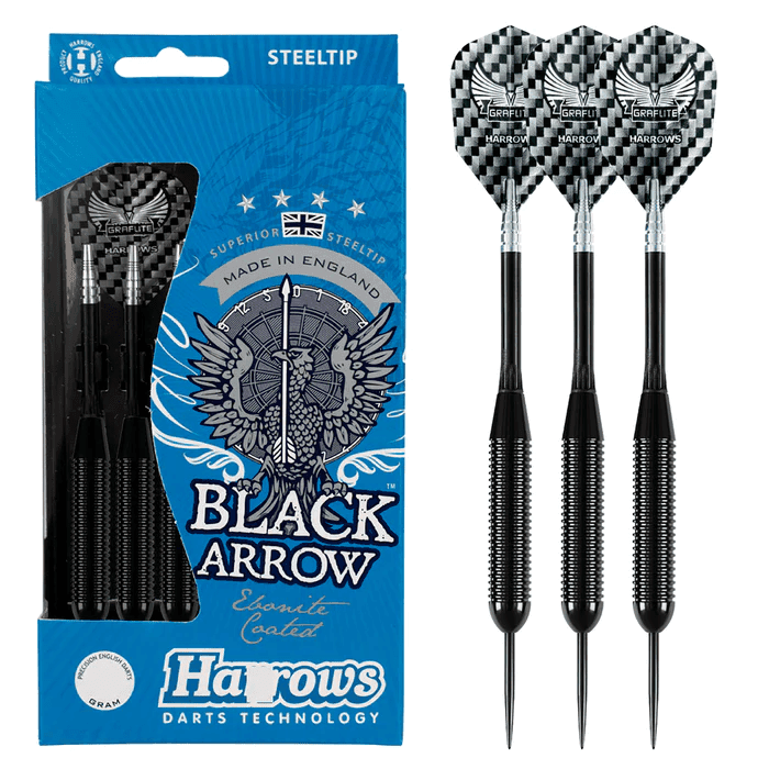 Harrows Darts Steel Blackarrow (Size: 21 gram)