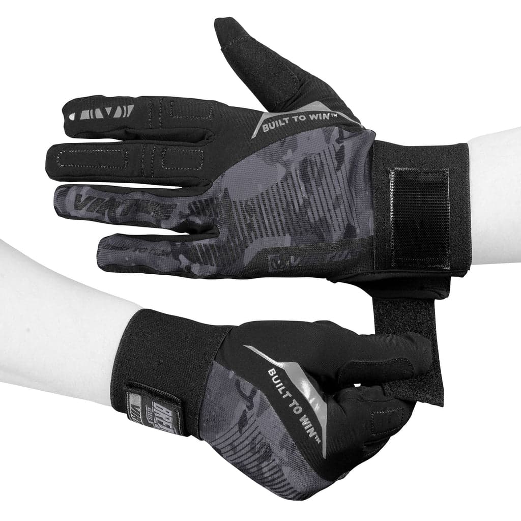 Virtue Breakout Gloves - Ripstop Full Finger (Color: Black Camo, Size: 2XL)