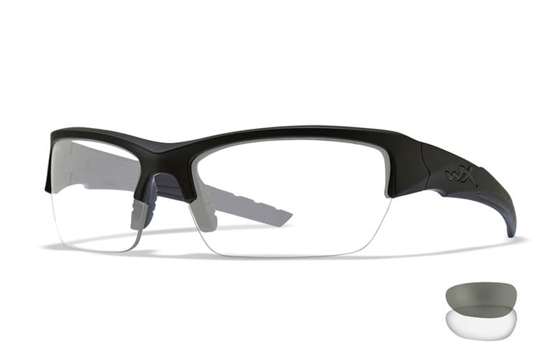 WileyX VALOR 2.5 Clear/Grey Matte Black Frame