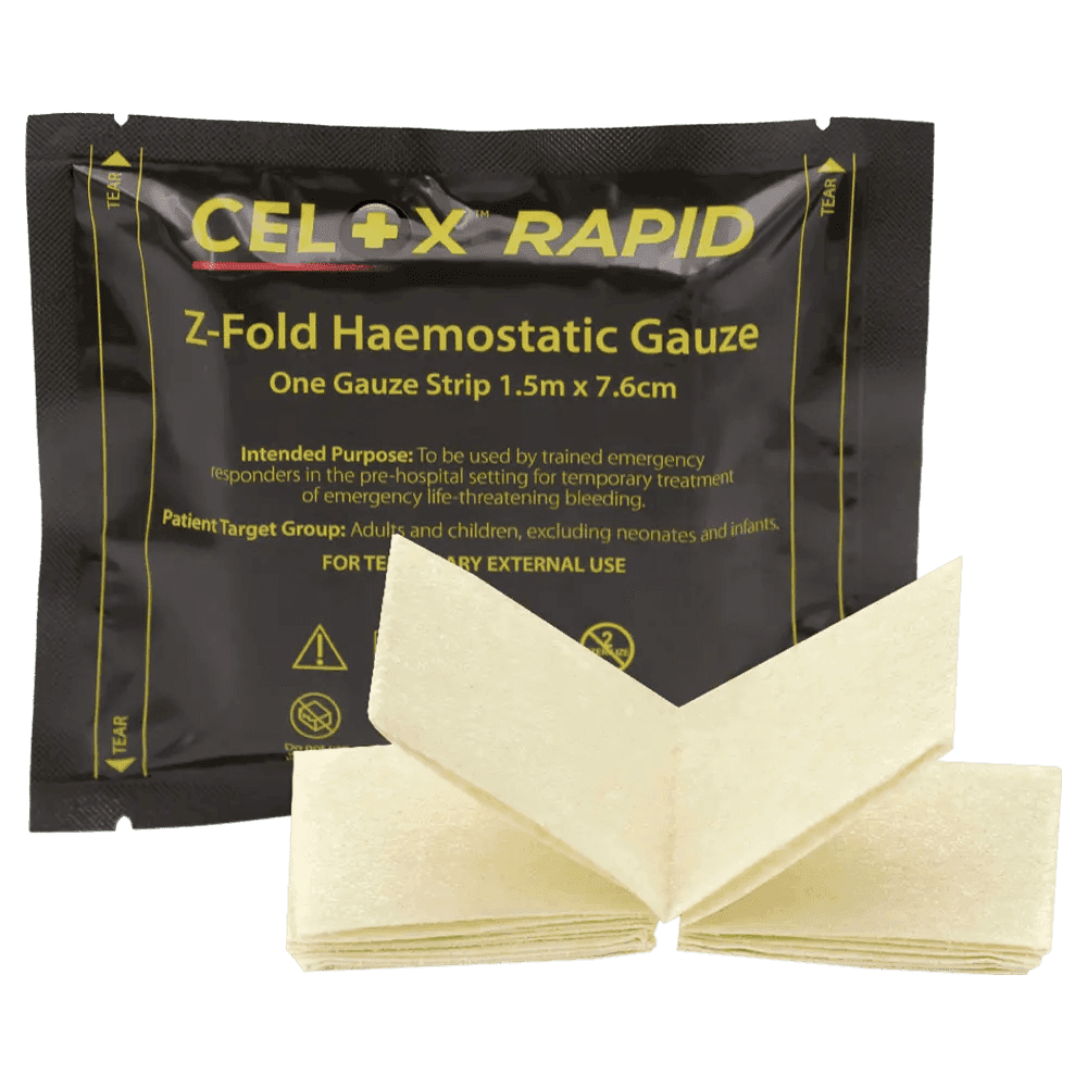 CELOX Rapid Z-Fold Hemostatic Gauze 5ft
