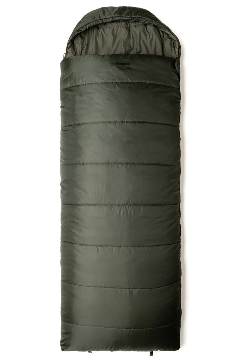 Snugpak Sleeping Bag Navigator SQ +2°C/ -7°C (Color: Olive, Zipper: Right)