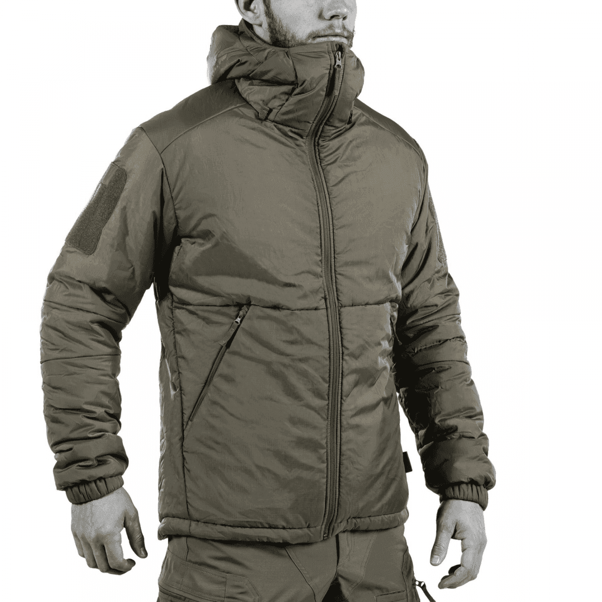 UF PRO Delta ComPac Tactical Winter Jacket (Color: Brown Grey, Size: XS)