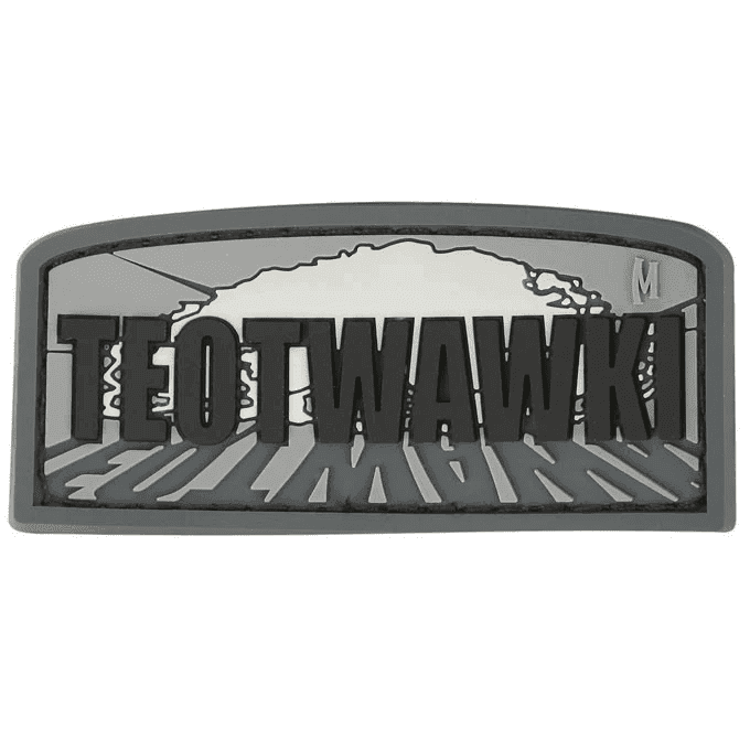 Maxpedition Patch - TEOTWAWKI (Color: SWAT)