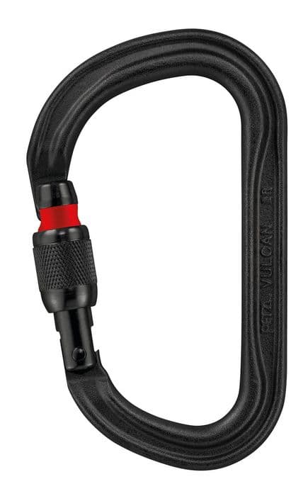 Petzl Vulcan Steel Carabiner - Black