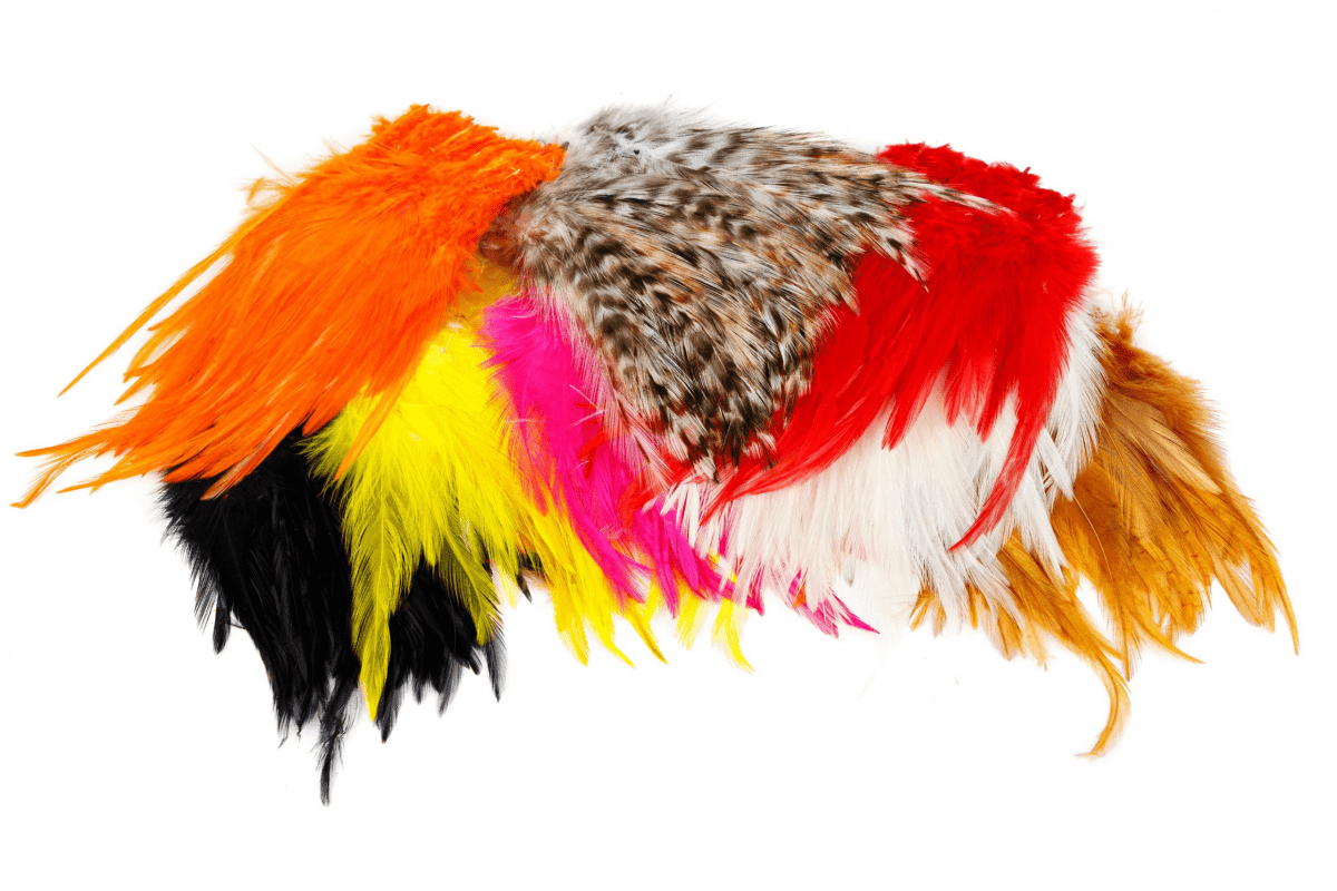Fly-Dressing Strung Saddle Hackle (Color: Brown)