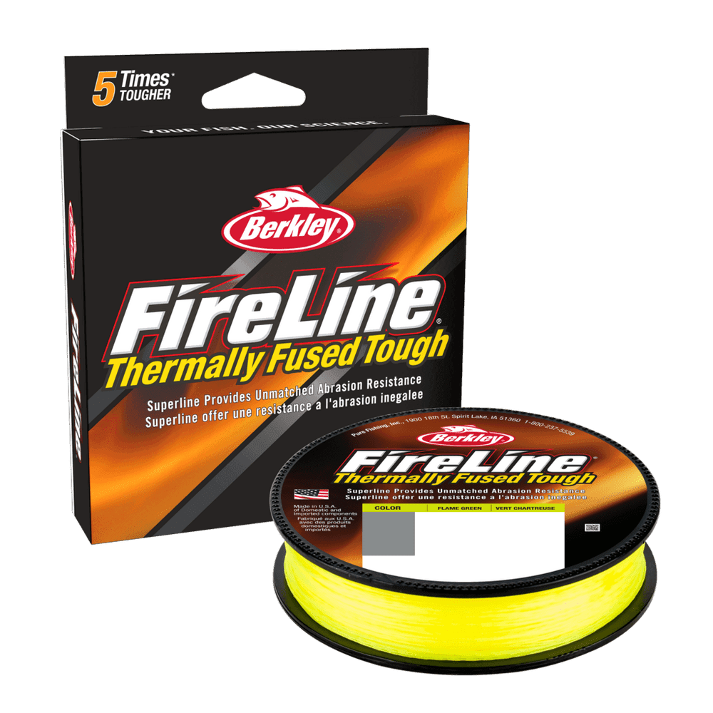 Berkley FireLine Fused Original 150m Flame Green (Size & Breaking Strength: 0,12mm / 7,2kg)