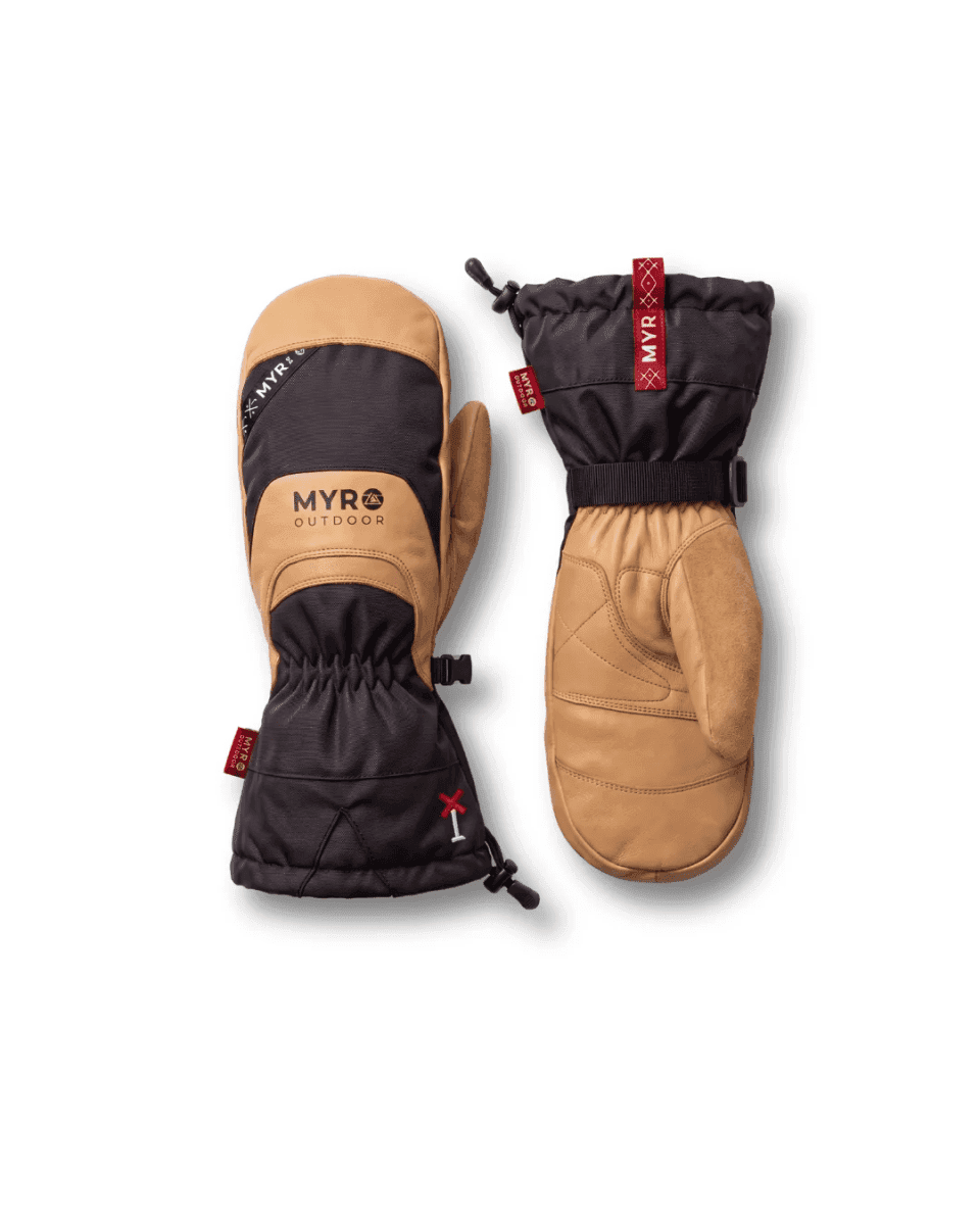Myr Outdoor Nordals - Mittens (Color: Brown, Size: 10)