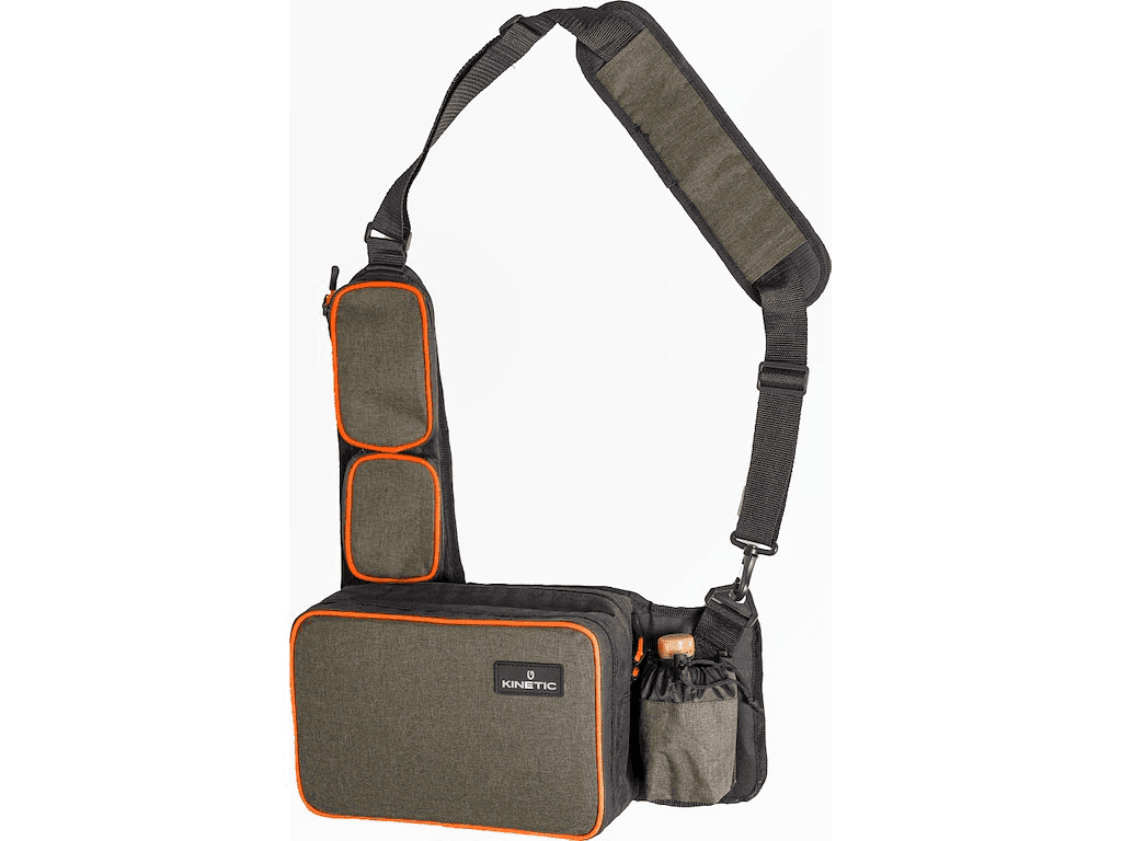 Kinetic Lure Slingbag 1 Box - 30 x 20 x 15 cm (Color: Olive Melange / Orange)