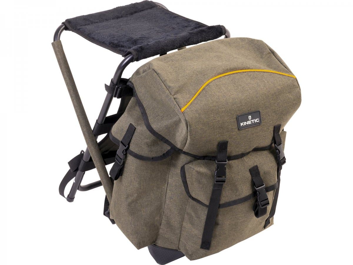 Kinetic Backpack Chair 25L (Color: Olive Melange / Orange)