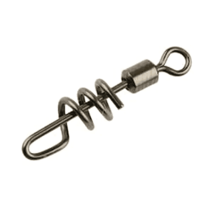 Darts Lure Locks with Swivel "Screwed Snap" (Size & Amount: #10 5 pcs)
