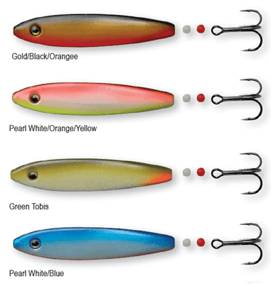 Hansen Hotshot Seatrout In-Line Spoon 8,7cm 23g (Color: Pearl White / Orange / Yellow)