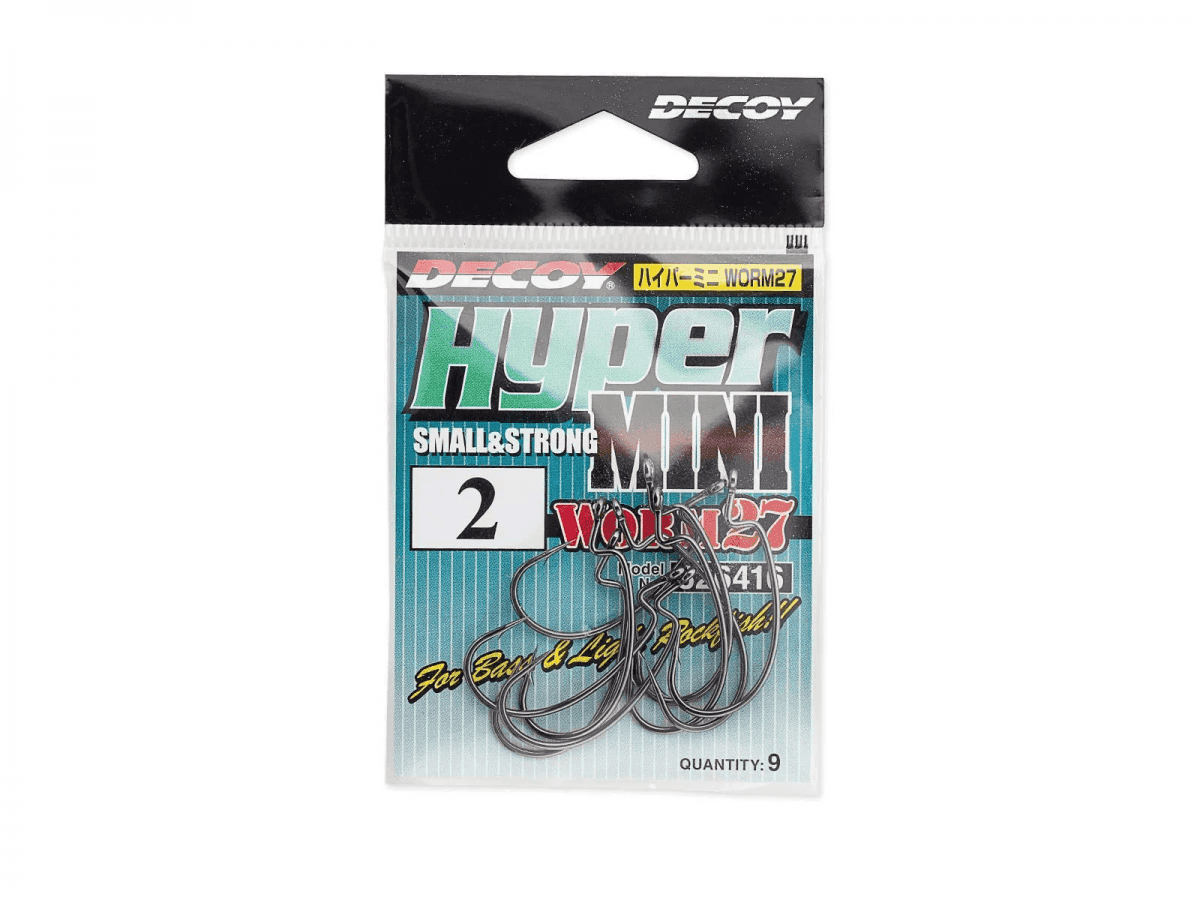 Decoy Hyper Mini Worm 27 9 Pack (Size: 6)