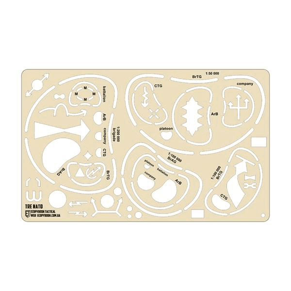M-Tac Ecopybook Tactical Ruler Echelons NATO