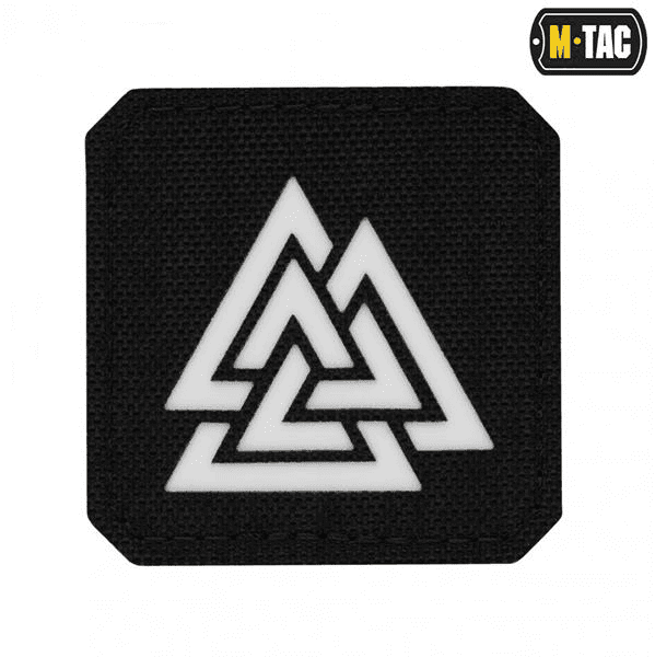 M-Tac Patch Laser Cut - Valknut (Color: Glow in the dark)
