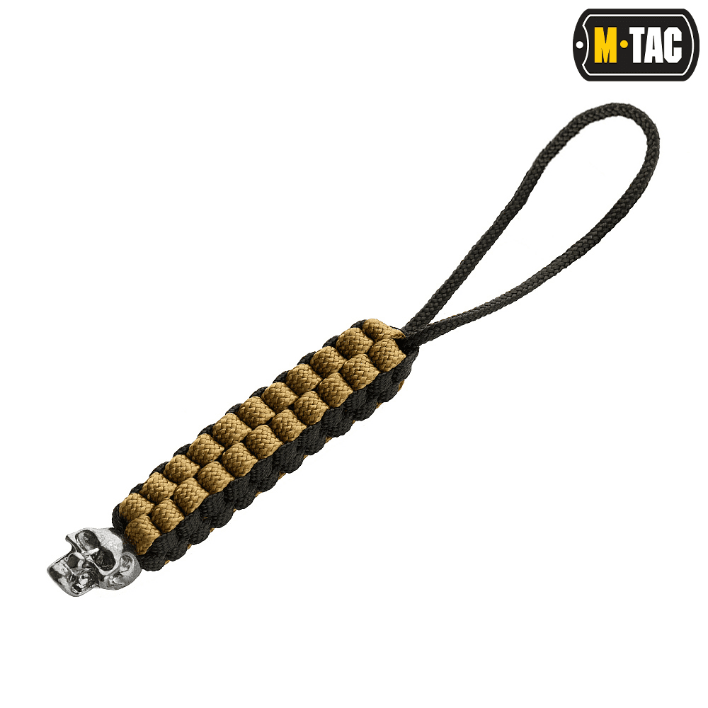 M-Tac Knife Lanyard Cuboid Skull (Color: Black/Coyote)