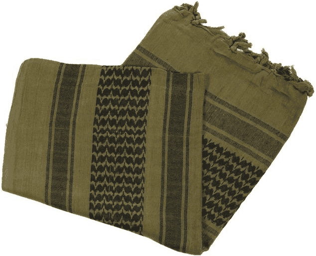 MMB Shemagh 110x110cm (Color: Khaki/Black)